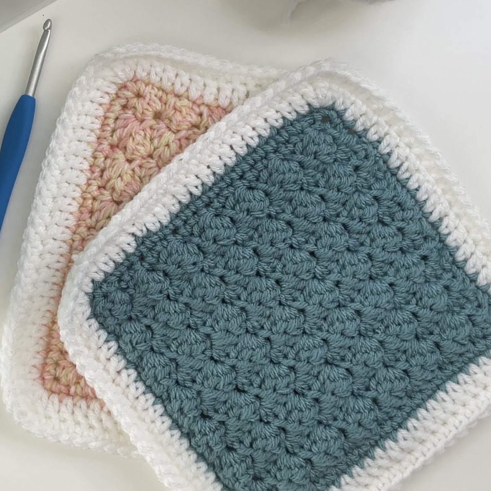 Modern Crochet Cluster Stitch Blanket Pattern Easy Crochet - Etsy