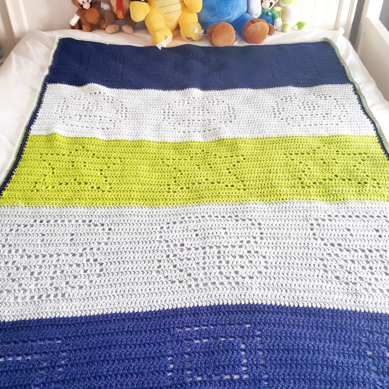 Crochet Gamer Blanket Pattern Video Game Filet Crochet Etsy