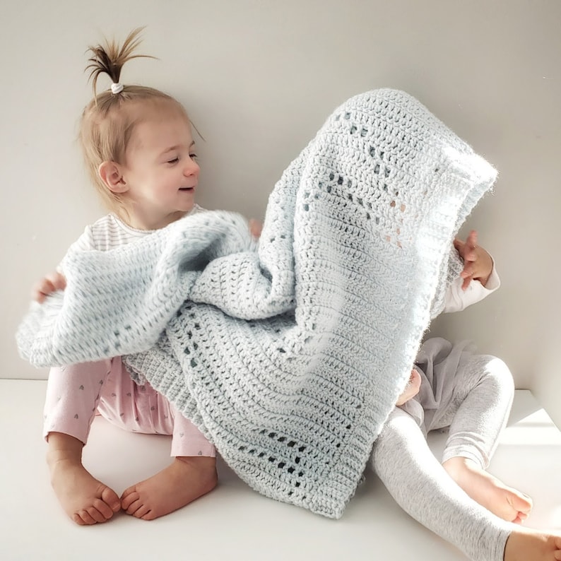 Crochet Dinosaur Blanket Pattern, Filet Crochet T-Rex PDF, Baby Boy Blanket, Baby Shower Gift, Quick Easy Pattern image 8