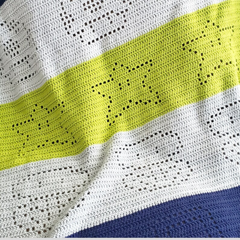 Crochet Gamer Blanket Pattern Video Game Filet Crochet Etsy