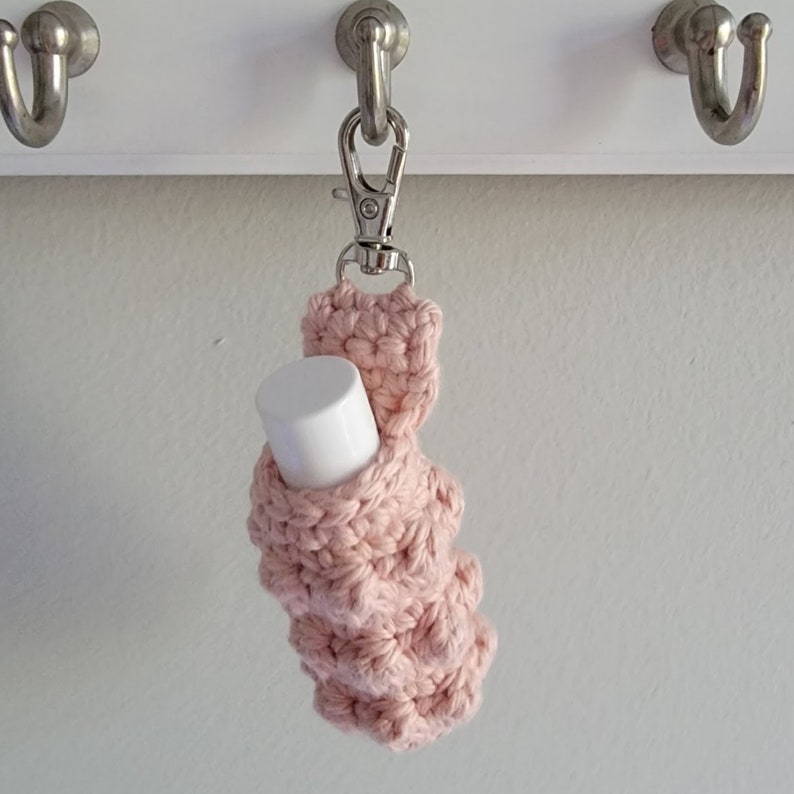 Chapstick Cozy Crochet Pattern Lipstick Holder Keychain Etsy