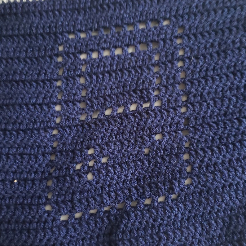 Crochet Gamer Blanket Pattern Video Game Filet Crochet Etsy