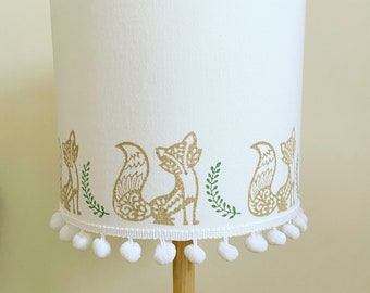 Pom Pom Fox Lampshade