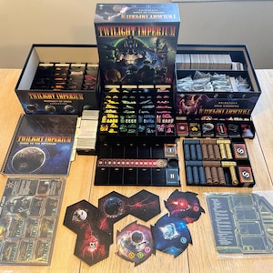 Insertos organizadores para Twilight Imperium 4 + Prophecy of Kings + Thunder's Edge