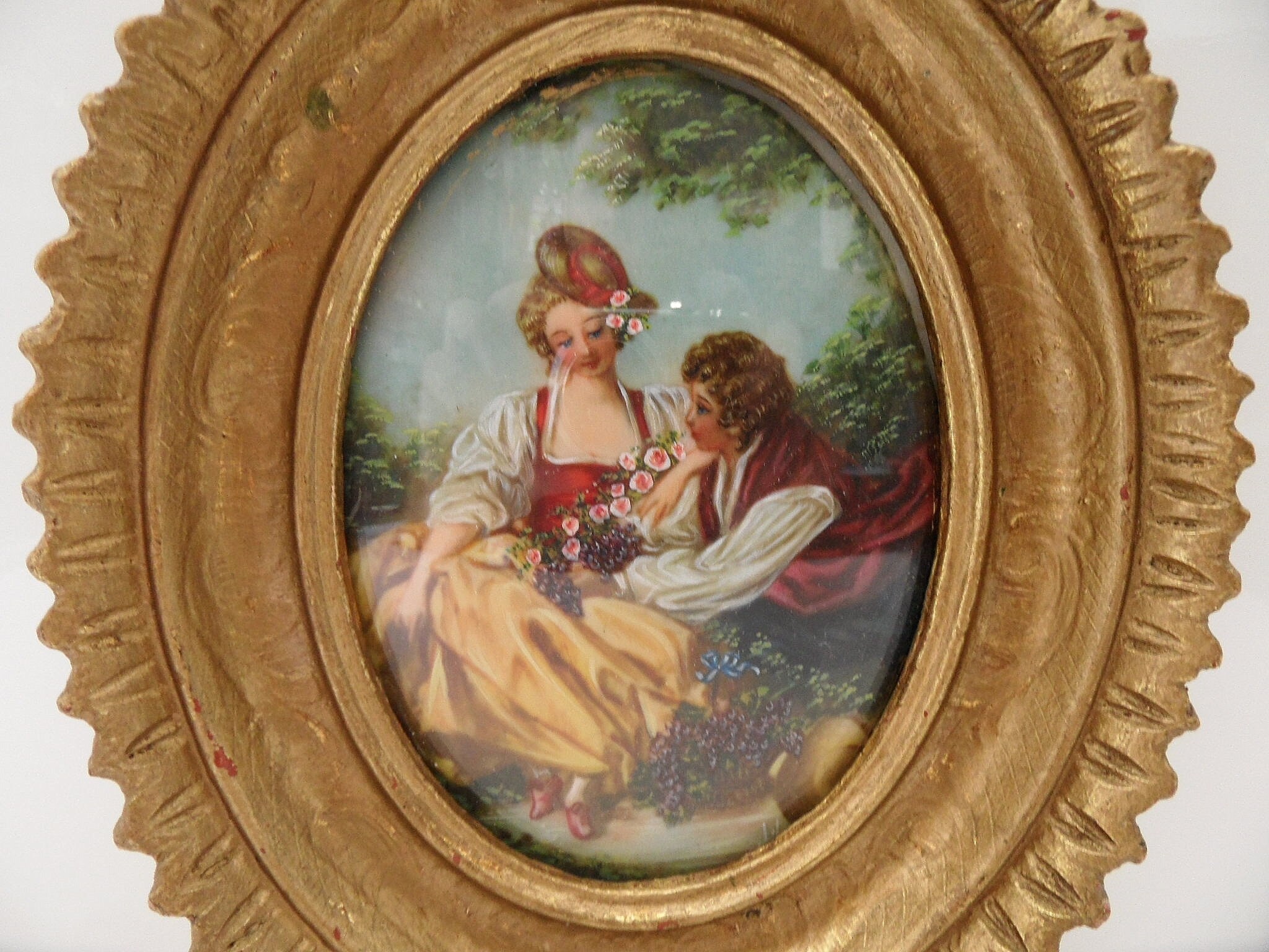 Miniature Painting On Ivory Pastoral after François BOUCHER Etsy