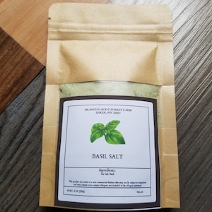 Basil Infused Sea Salt