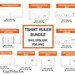 Download Tshirt Ruler SVG Bundel T-shirt Alignment Tool DXF Shirt ...