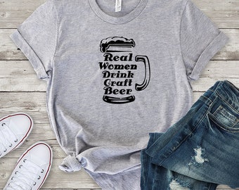 Womens Craft Beer Shirt Rosie the Riveter Beer Shirt Beer
