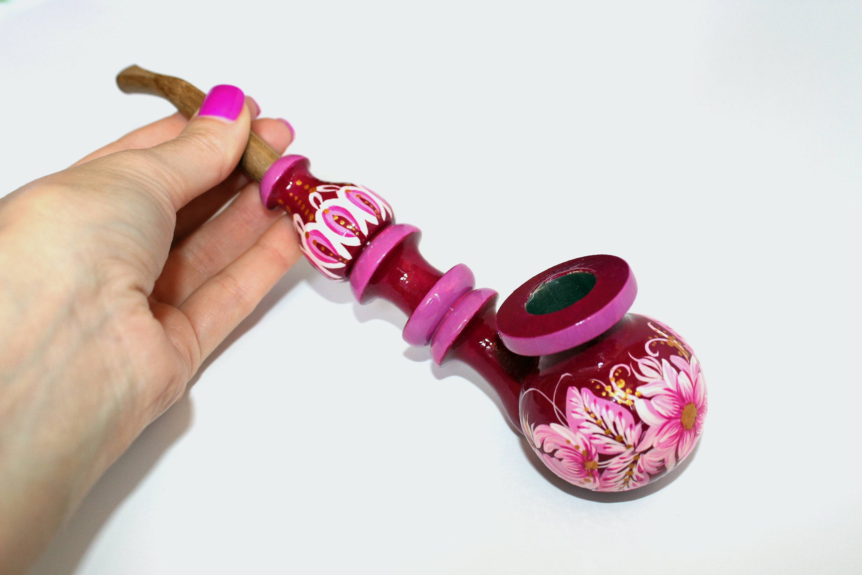 Smoking Pipe Cute Gift for Girls Women Pink and Purple Etsy UK