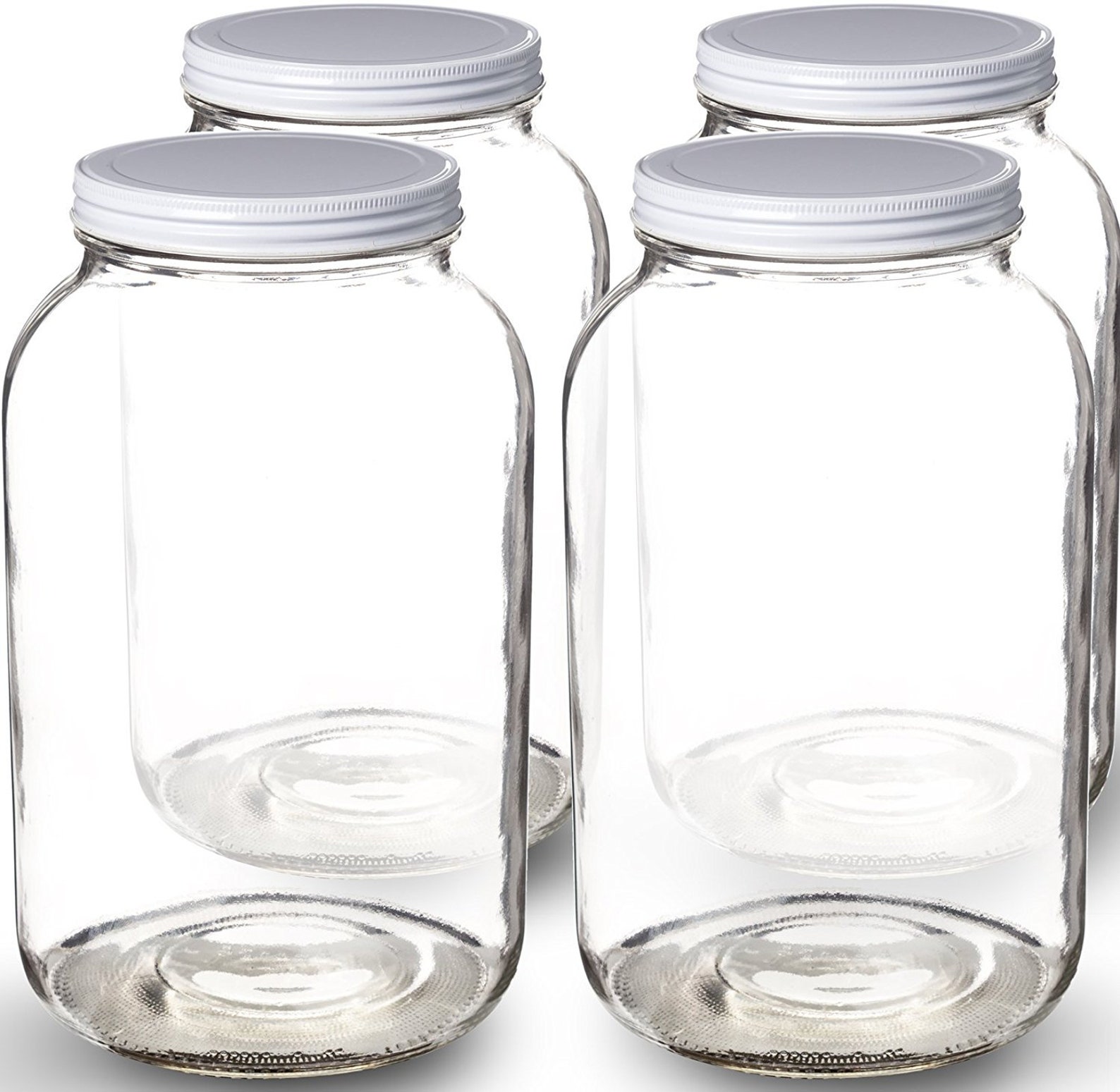 1gallon Glass Jar Wide Mouth With Airtight Metal Lid USDA Etsy Norway