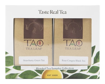 Blended Tea Sampler Collection Loose Leaf Tea Gift Set by Tao Tea Leaf