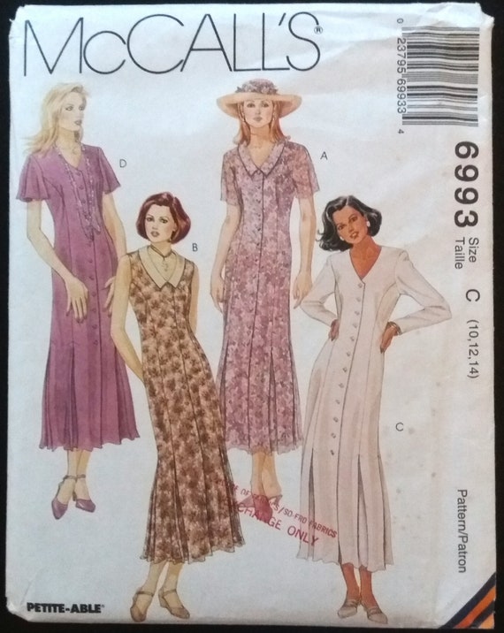 McCalls Ladies Sewing Pattern 6993 Vintage Style Skirts ... Free UK P/&P