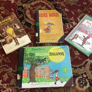 Four VINTAGE CHILDRENS BOOKS Kids Books Craft Kids Decor