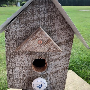 Cute Birdhouse from Reclaimed Materials