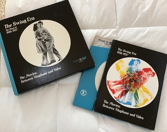 Vintage Vinyl Albums, Time Life Records and Book, Jazz, The Swing Era, 1936-37 Music, Music Enthusiast Gift