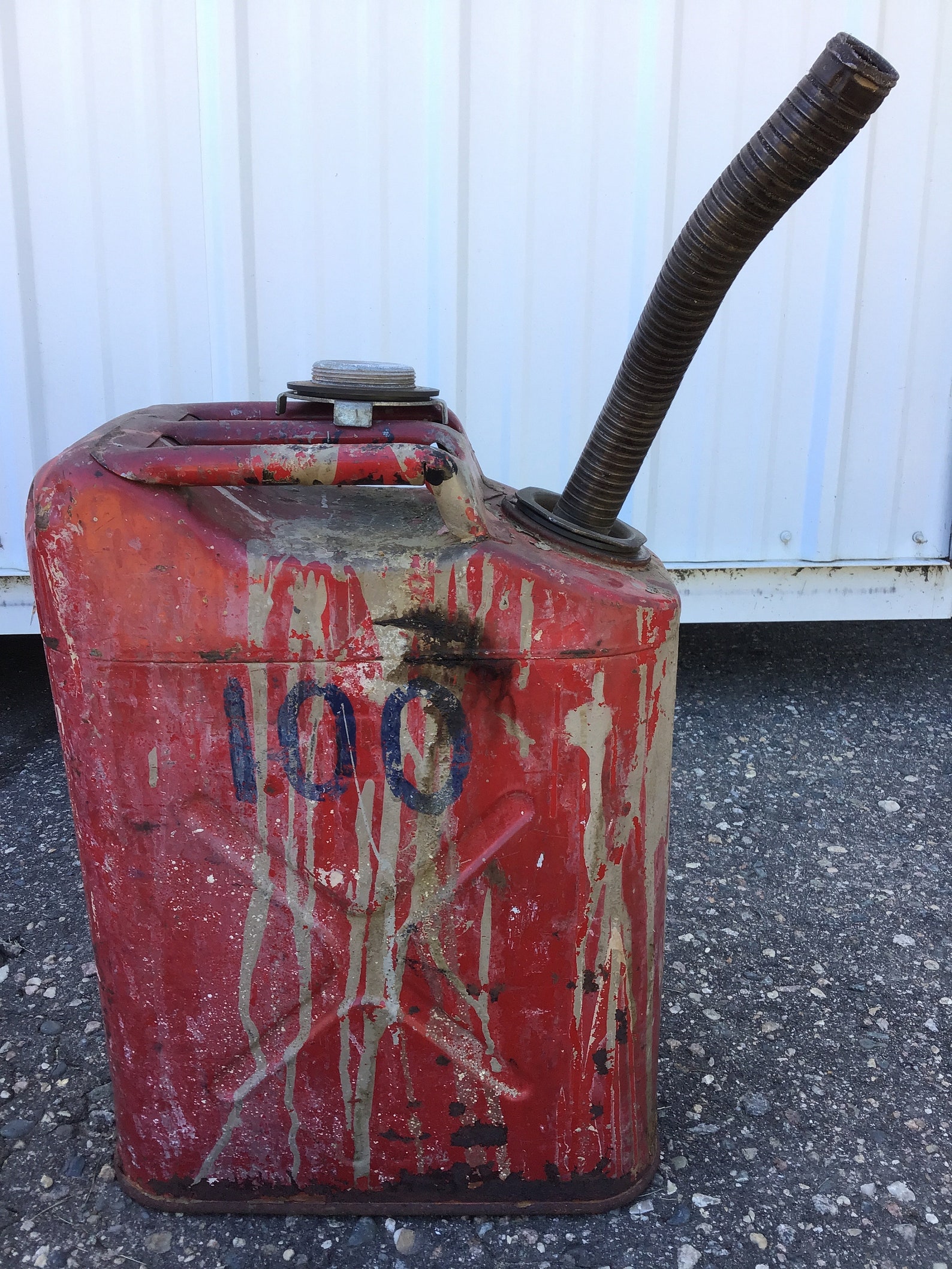 Vintage GERRY GAS CAN Jeep Gas Can Five Gallon Gas Can Etsy