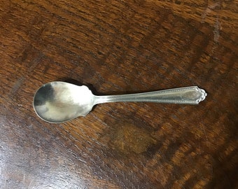 1930s Vintage National Silver Co. Viceroy Silver Plate Sugar Spoon,