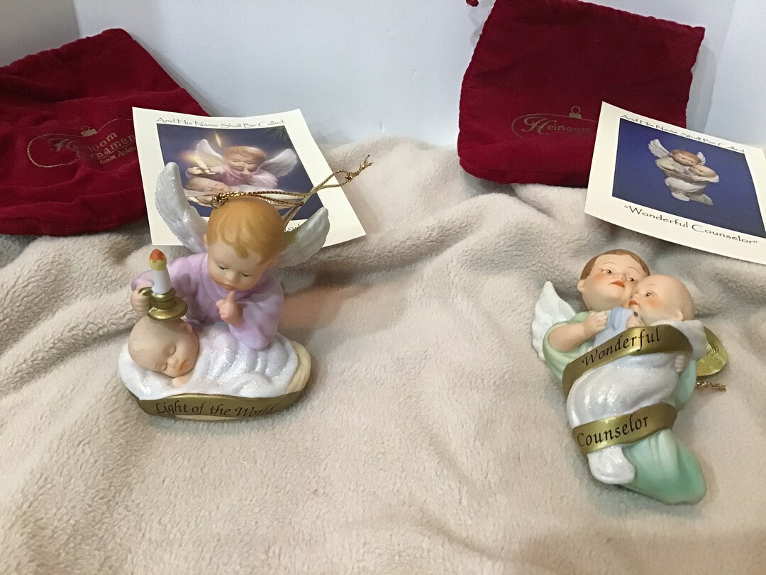 Ashton Drake Heirloom Christmas Ornaments Vintage Collectible Ornaments