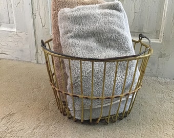 Vintage Egg Basket, Kitchen, Porch, Farmhouse, Decor, Storage