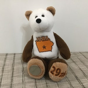 NWT Iowa 29º Trimestre Comemorativo do Urso de Moedas de Tesouros Limitados de 2004, Iowa Colecionável, Moeda, Urso