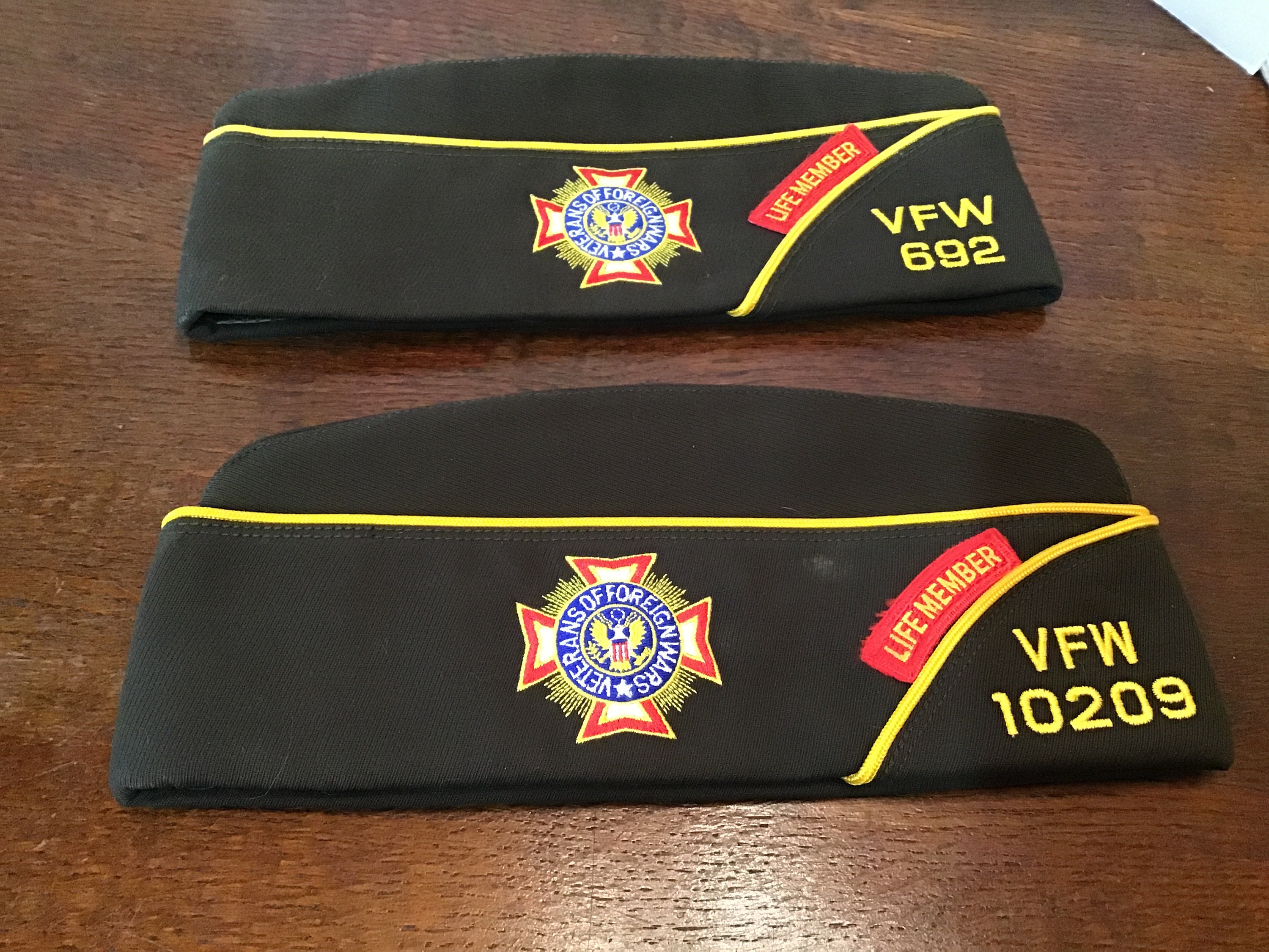 VFW Overseas Hats Florida New York VFW With Vietnam Veterans