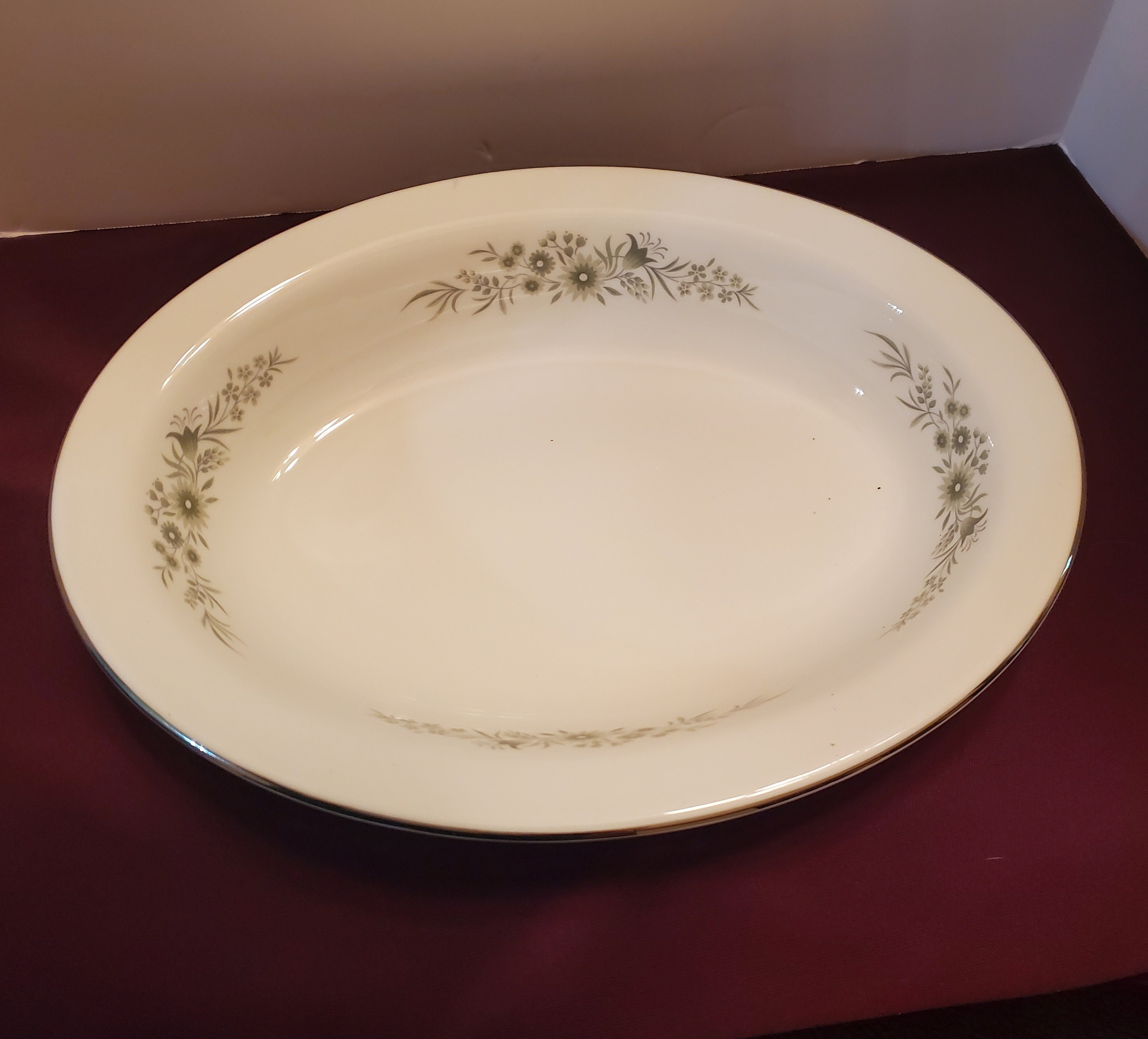 Wedgewood Westbury Open Vegetable Dish, Floral Dish, Serving Platter, Farmhouse, Vintage Tableware