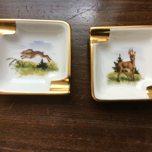 Vintage ROSENTHAL Individual Ashtrays Germany 1930S Trinket, Jewelry Dish, Home Decor