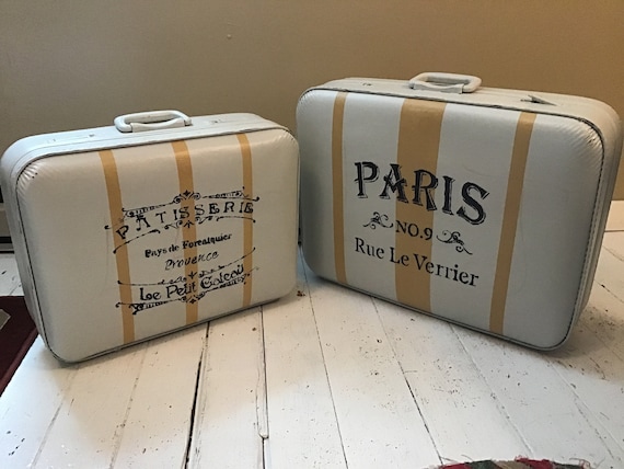 vintage travel suitcase