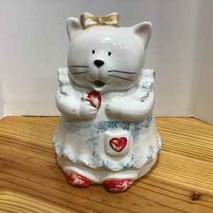 Cat Pitcher, Milk, Juice, Water, Beverage Pitcher, Vase, Farmhouse, Shabby Chic