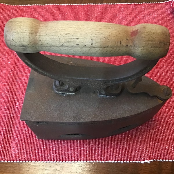 Antique Coal Iron Etsy