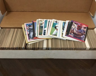 Ampia collezione di carte da baseball MLB, Vintage Tops e Fleer MLB Collectible Trading Cards