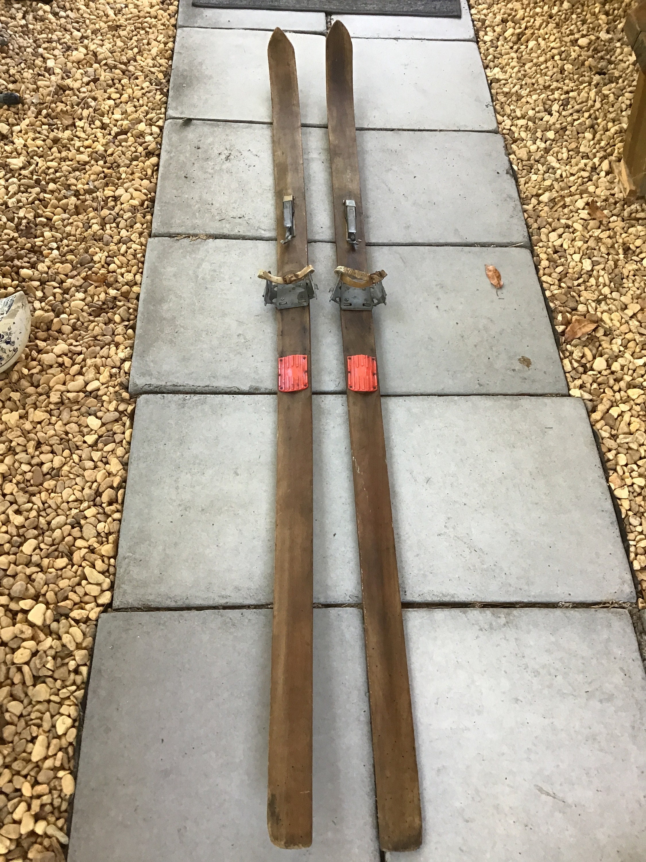 アンティーク木製スキー Decorative Wooden Skis - Vintage - VintageWinter