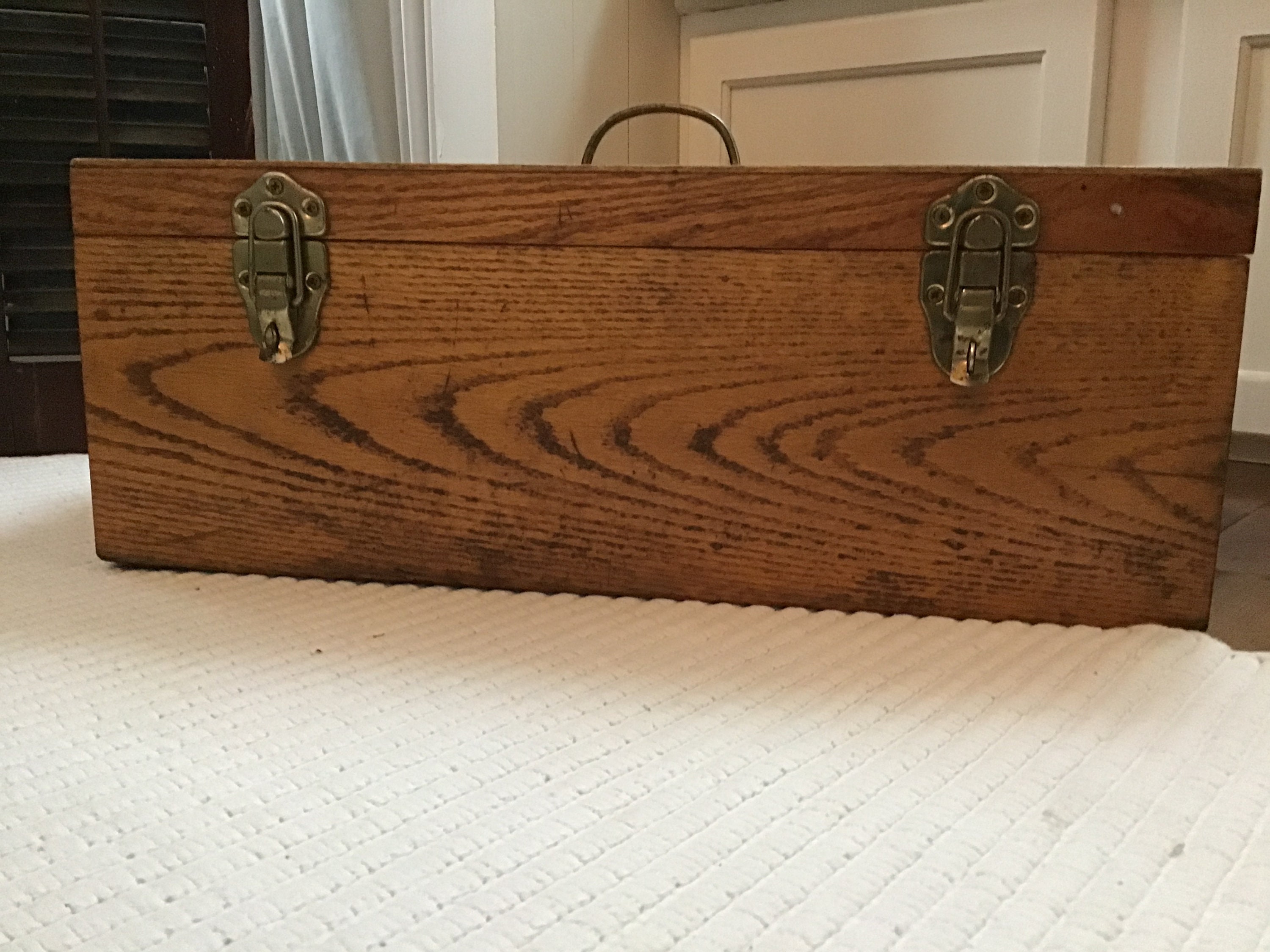 Wooden Tackle Box -  Canada