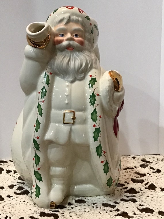 ヴィンテージ LENOX サンタ ピッチャー クリスマス食器、クリスマス