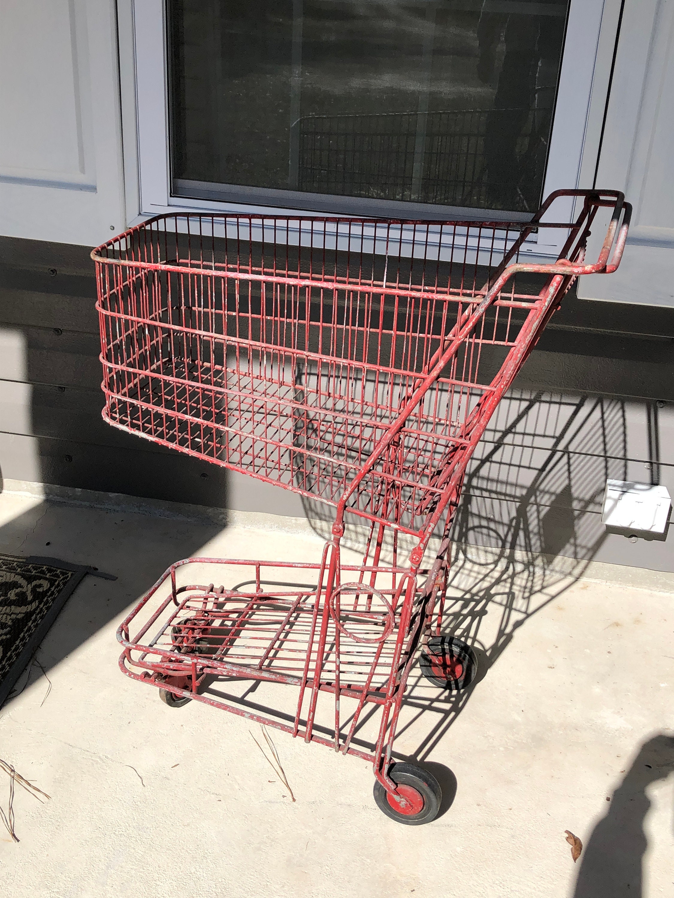 Antique Vintage Shopping Cart Laundry Cart Kitchen Cart Pantry Etsy