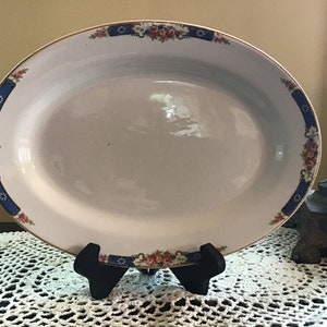 KT&K ANTIQUE PLATTER Rare Find 1920s Serving Platter