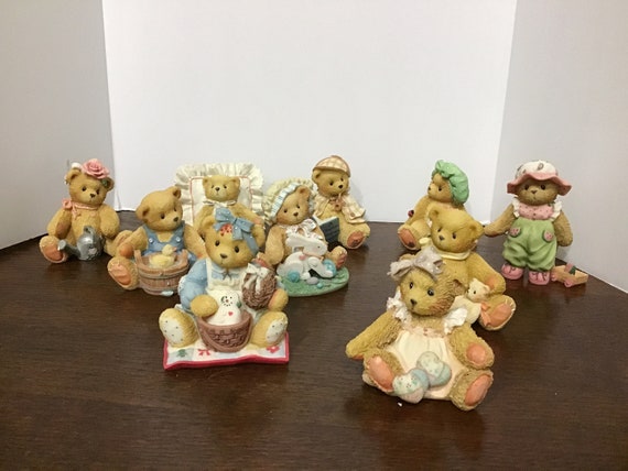 Cherished Teddies Figurines Vintage Collectible Figurines, Baby