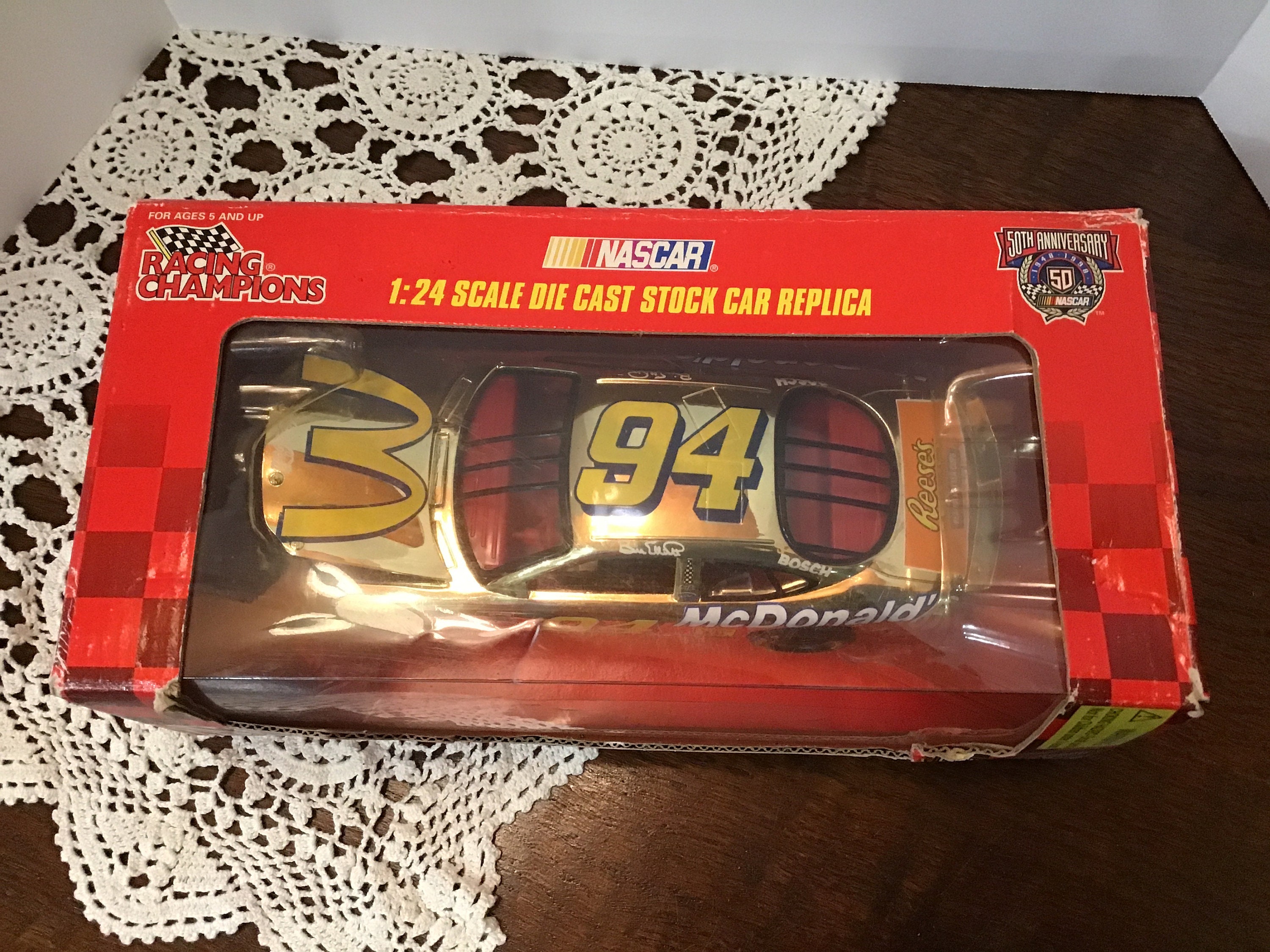 NASCAR 50th ANNIVERSARY CAR Stock Car Mcdonalds 94 Bill
