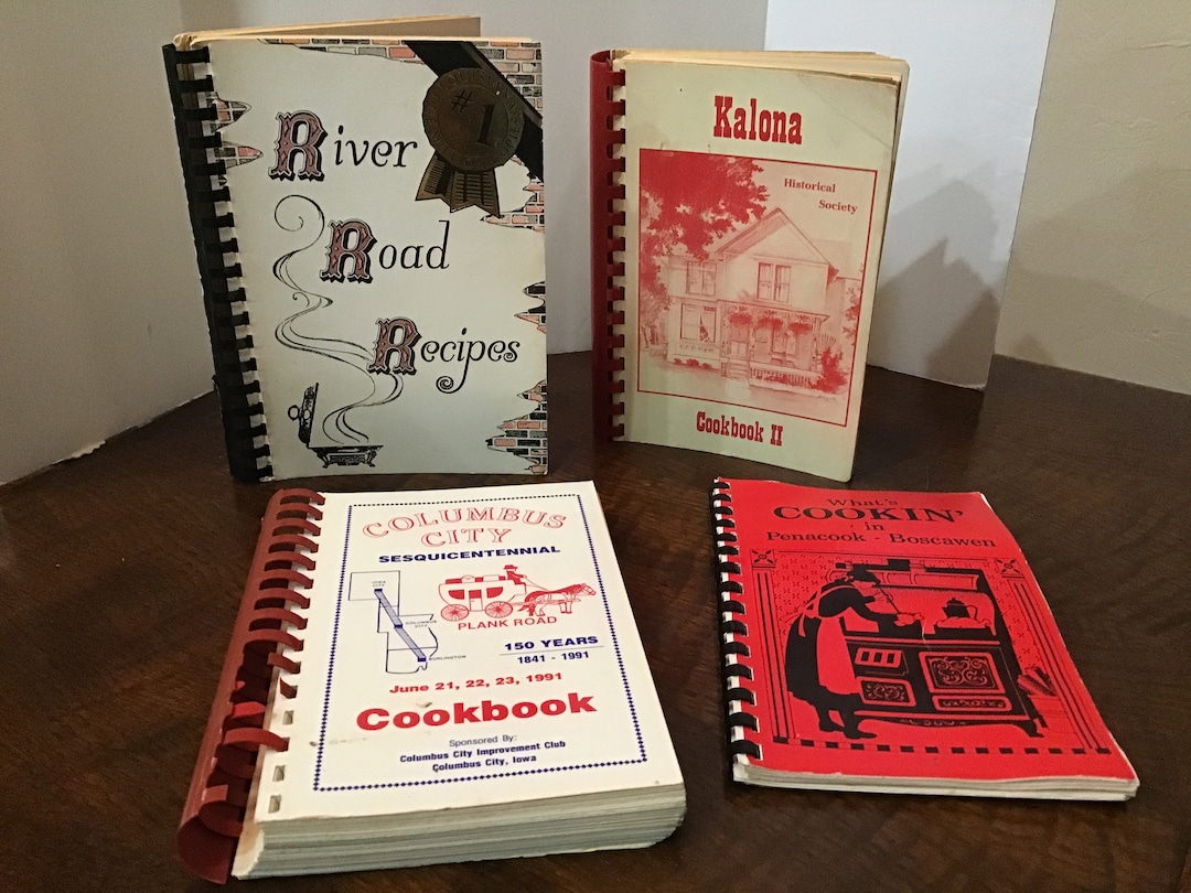 Collection of Vintage Cookbooks, Recipes, Bridal Shower, Cooking ...