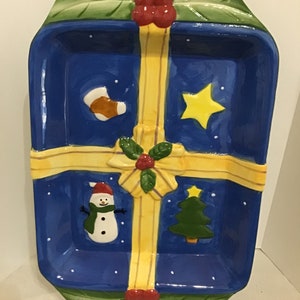 Beau Rivage Christmas Platter, Ornate Serving Platter, Cookie Plate, Christmas Tableware Christmas Decor, Gift