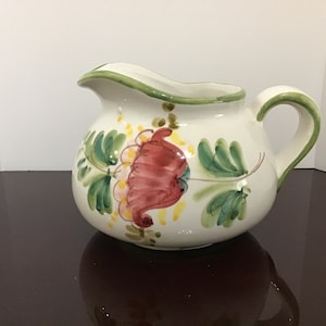 HANDGESCHILDERDE PITCHER Italië Juice Milk Beverage Pitcher