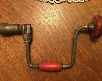 VINTAGE BRACE DRILL Hand Drill Vintage Tools