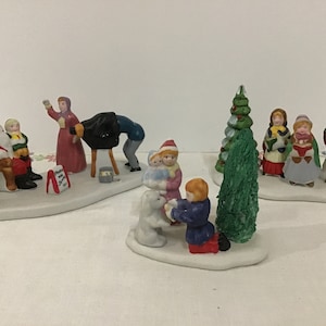 Lemax Christmas Village Collectibles Set of Three Christmas Figurines