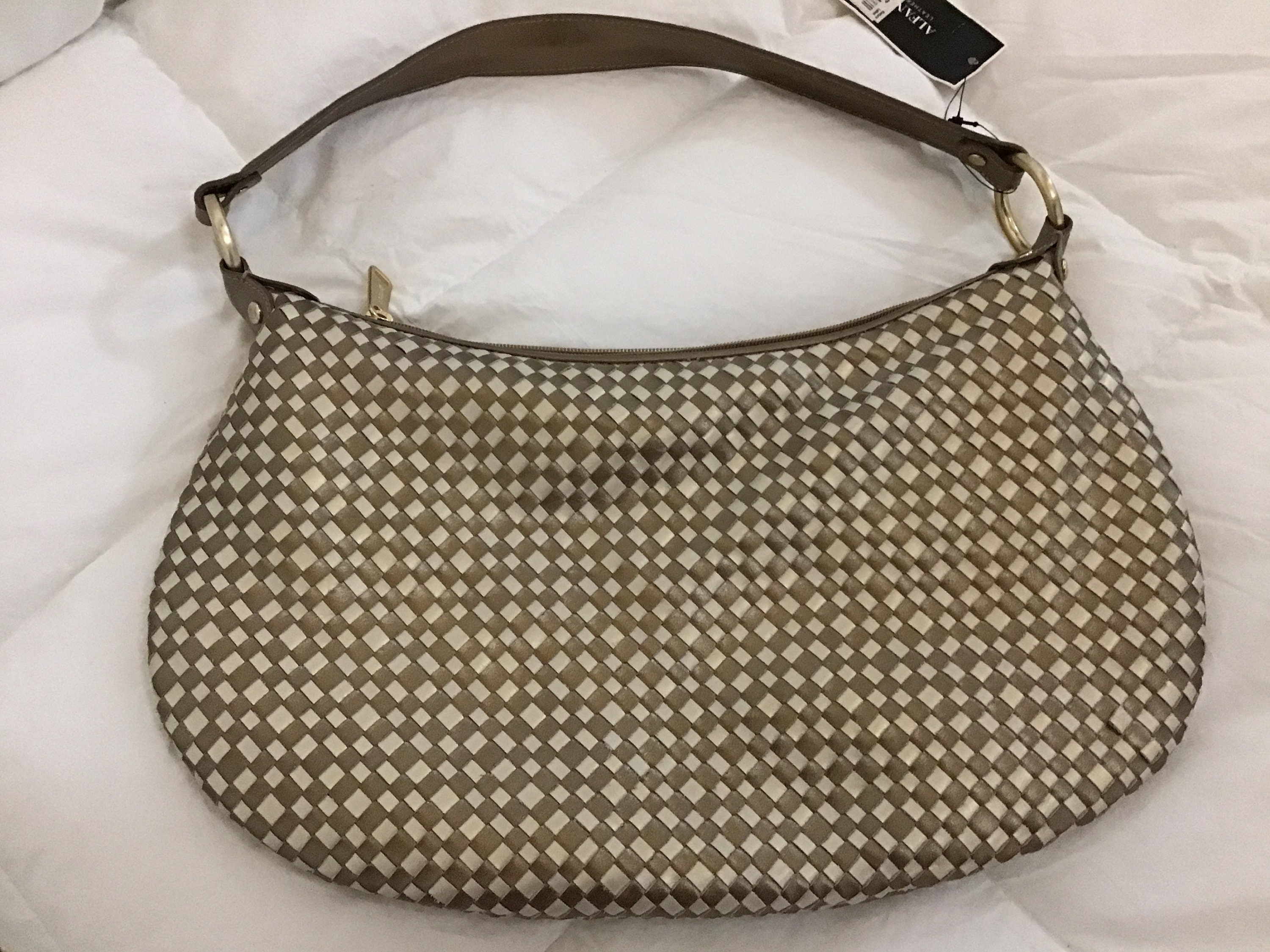 Vintage ALFANI LEATHER PURSE 1990S Etsy