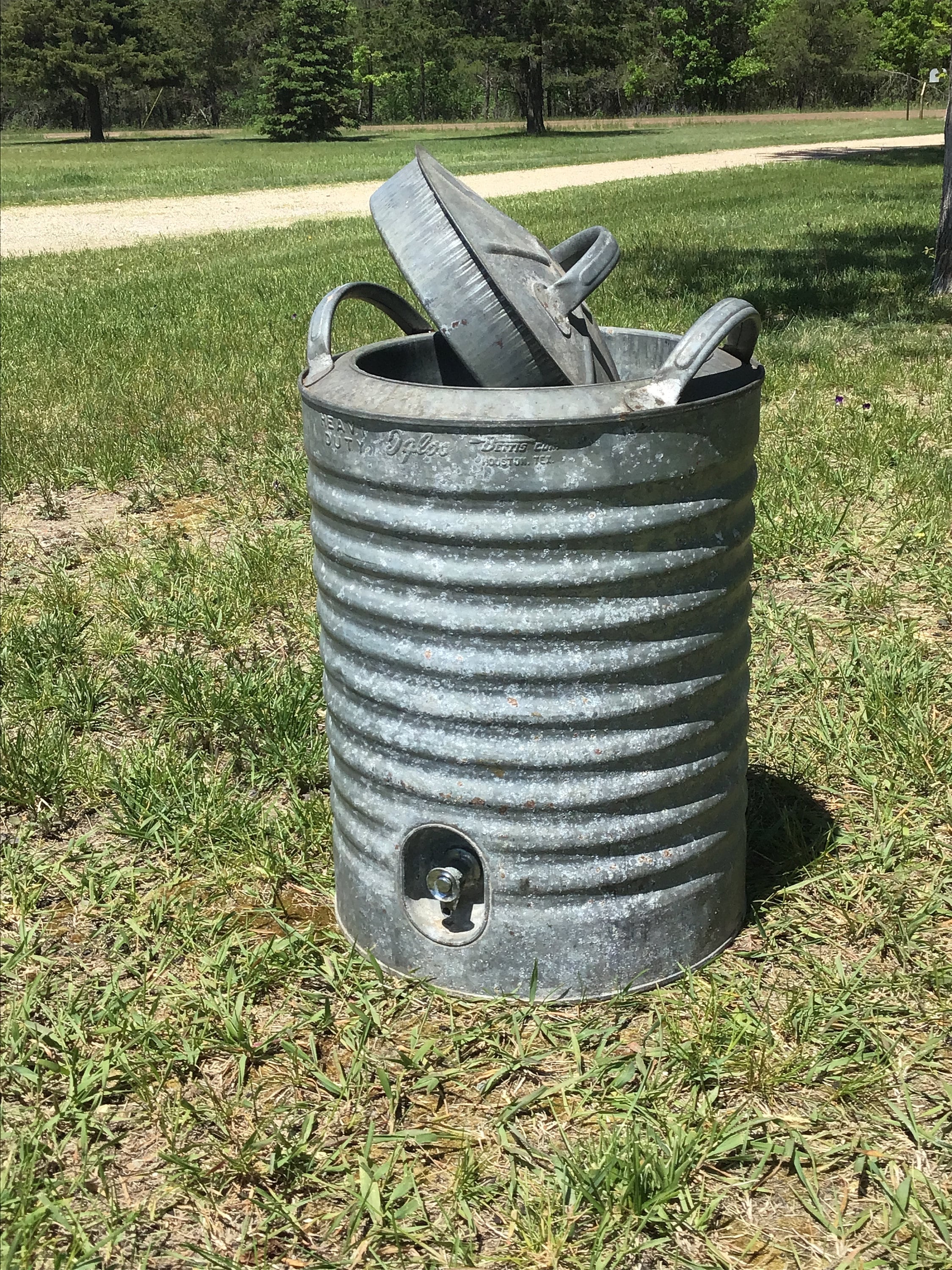 Vintage Galvanized Water Cooler, Thermos, Camping Vintage Galvanized Water Cooler, Thermos, Camping