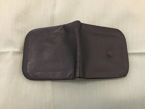 Vintage Leather Coin Pouch, Purse, Mini Wallet, C… - image 8