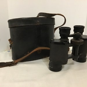 Vintage Binoculars Field Glasses, Colmont Paris Stereo 8X Luminous & Case, Wildlife, Birdwatcher, Outdoor Enthusiast, Cottage, Cabin Decor