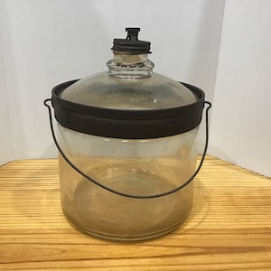 Antique Kerosene Stove Fuel Jar, Antique Kitchen Decor, Antique Jar, Collectible