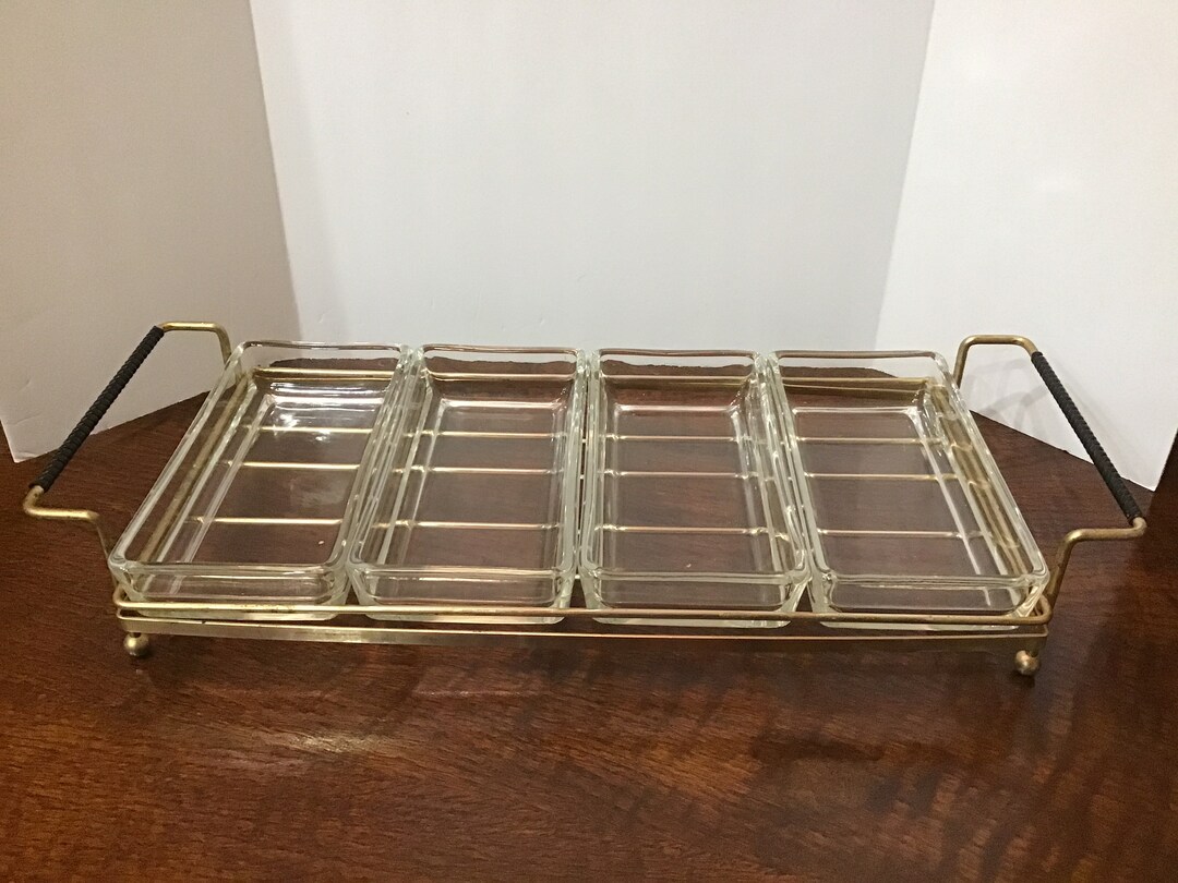 MCM Four Tray Set Serving Party Bar Tray Set Make up Tray Etsy
