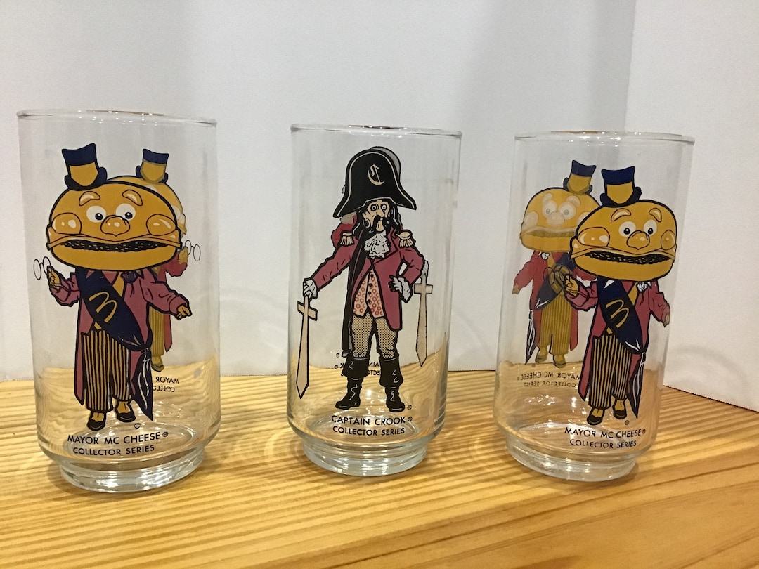 Vintage Mcdonalds Character Collectible Glasses - Etsy